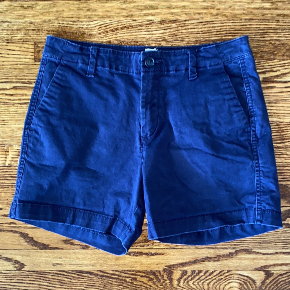 GAP Navy Blue Chino Shorts